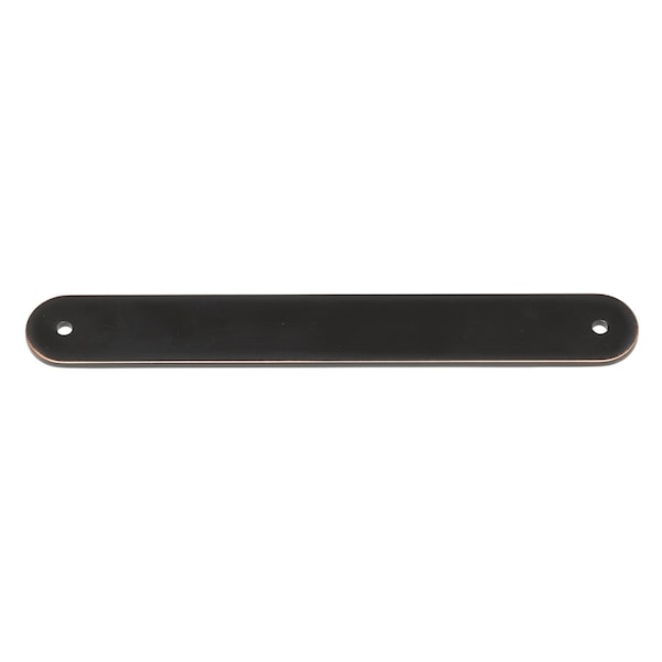 Gliderite Hardware 7-1/4 in. Oil Rubbed Bronze Rounded Back Plate 6-1/4 in. Center to Center - 7343-160-ORB, 5PK 7343-160-ORB-5 - main